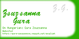 zsuzsanna gura business card